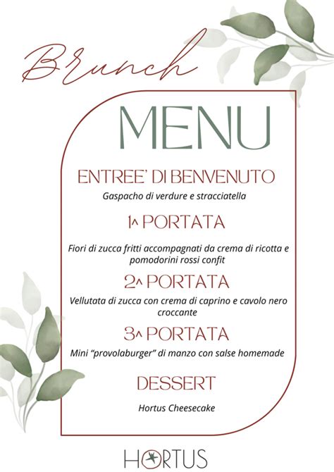 Il nostro Menù – HORTUS – PIZZERIA GOURMET