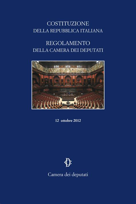 Il regolamento della camera dei deputati. - Bühnenmanagement das wesentliche handbuch queensgate theater studies.