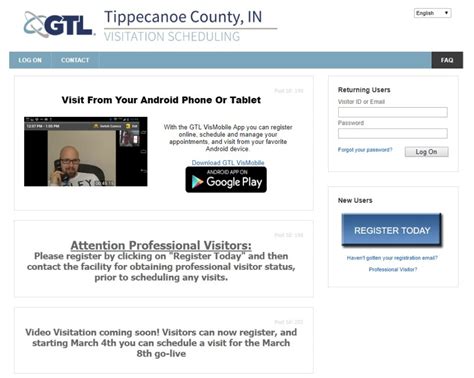 Effective Tuesday, May 12, 2020, if you are scheduled for a video visitation meeting with your inmate and do not sign in within the first 5 minutes of the reserved arrival time, the system will automatically cancel the visit. . Ildocgtlvisitmecomapp