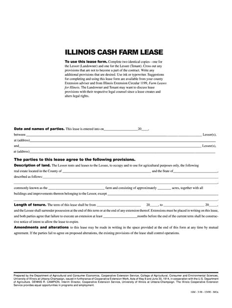Illinois Farm Cash Rent 2023