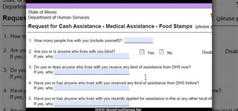 Illinois Food Stamps Application