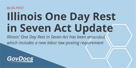 Illinois Governor Signs One Day Rest in Seven Act Amendment …