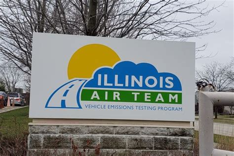 Illinois air team near me. I dreaded getting an emission test but this took under 5 minutes. Went on a Saturday thinking it would be a long wait. Very pleasantly surprised that all lanes were open and each lane had spots for three or four cars. Moves fast even on a Saturday! Just be prepared for the service charge to renew your plates $7.50. 