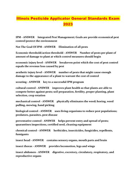 Illinois pesticide study guide general standards. - Mariner 60hp 4 stroke manual 2007.