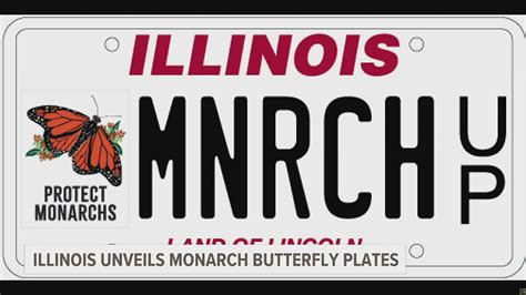 Illinois releases monarch butterfly license plates