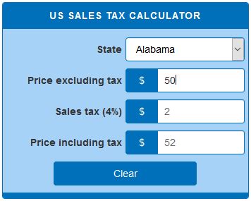The SalesTaxHandbook Sales Tax Calculator is a free tool that w