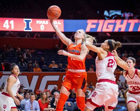 Illinois womens basketball. 1 day ago · After two weeks off from competitive play, the Illini are back for some action with a game against the Missouri State Lady Bears on Thursday. This matchup, along with many others, marks the first round of the Women’s Basketball Invitation Tournament, a newly implemented tournament run by the NCAA to provide more postseason opportunities to... 