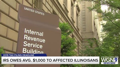 Illinoisans with unclaimed tax refunds owed more than $1,000 on average by the IRS