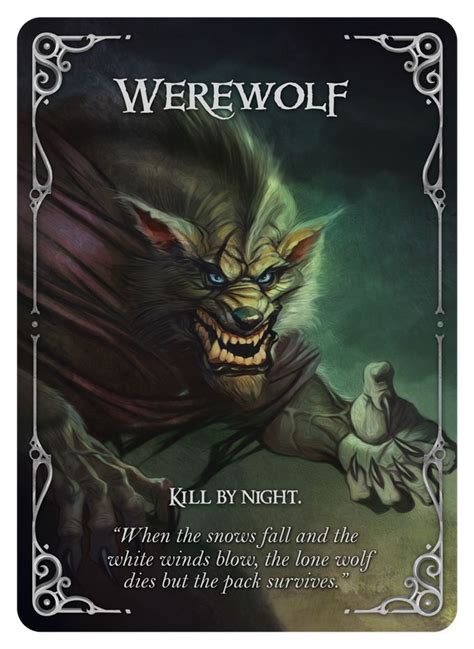 Illuminati Game Card Werewolf Illuminati Game Card Werewolf 