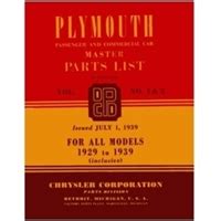 Illustrated factory parts manual for 1929 1939 plymouth. - Port authority police test study guide.