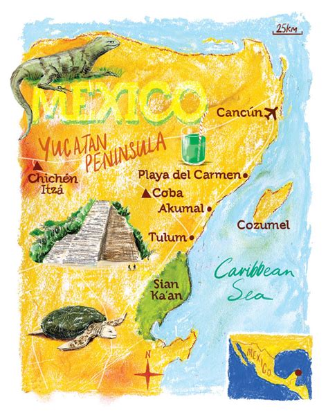 Read Online Illustrated Guide Yucatan Peninsula Mexico Ilustrated Guide Of Travel By Luciano Thomazelli