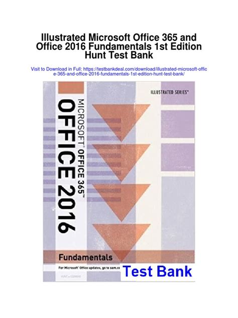 Full Download Illustrated Ms Office 2016 Fundamentals By Hunt Tristram