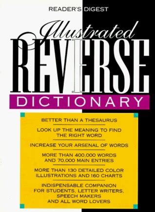 Full Download Illustrated Reverse Dictionary By Readers Digest Association