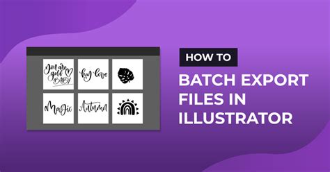 Illustrator batch export pdf.  Batch exporting in Illustrator can be done...
