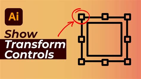 Illustrator not showing transform handles.  no transform handles r appeari...