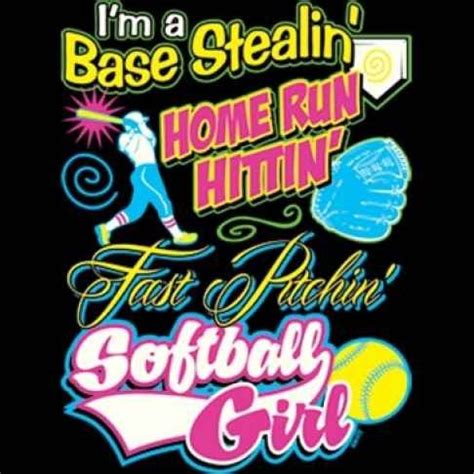 Download Im A Base Stealin Home Run Hittin Fast Pitchin Softball Girl Softball School Composition Notebook 100 Pages Wide Ruled Paper By Not A Book