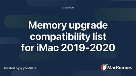 Imac keyboard not working.  Memory upgrade compatibility list for iMac 2019-2020 Compatible Cruc...