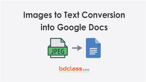 Image To Text Converter Google Docs