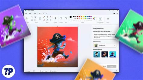 Image creator.  AI Image Generator by Use Image Creator in Paint to generate AI art...