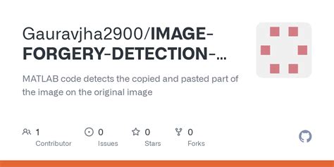 Image forgery detection matlab code github.  The most comprehensive image search on t...
