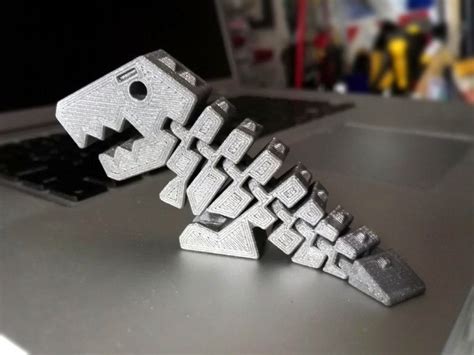 Image of Fun Things to 3D Print in an Hour (or Less) Flexi Rex 3d