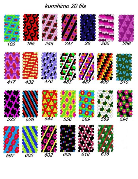 Image result for Kumihimo Patterns with Beads Generator Kumihimo