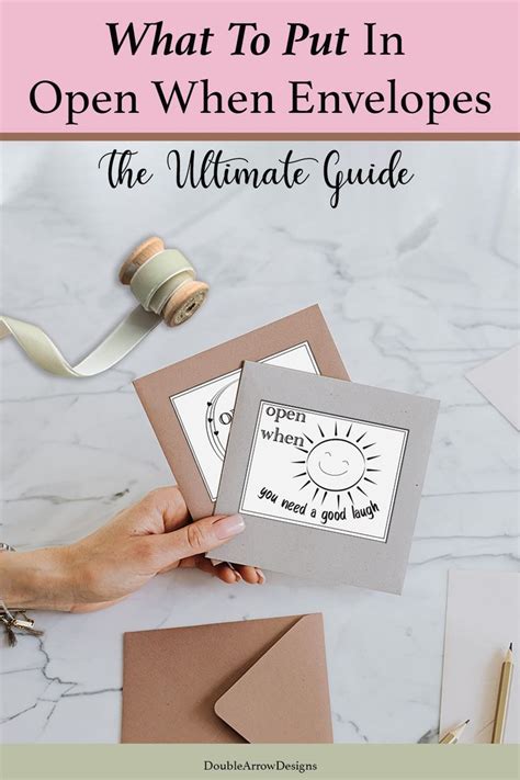 Image result for what to put in open when letters Open when letters