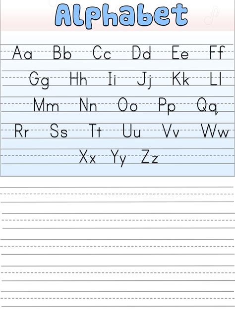 Image result for writing the alphabet Handwriting Worksheets For