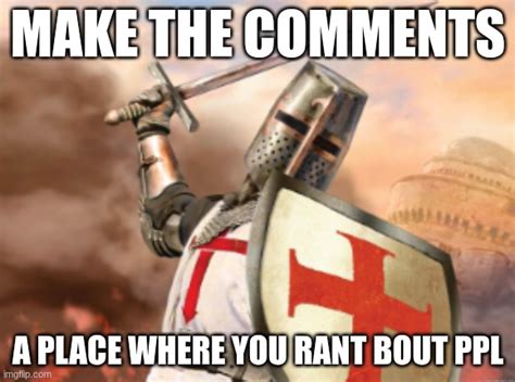 Image tagged in crusader with banner Imgflip