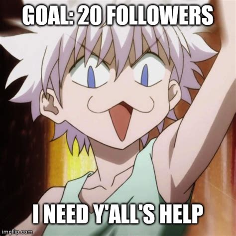 Image tagged in killua cringe Imgflip