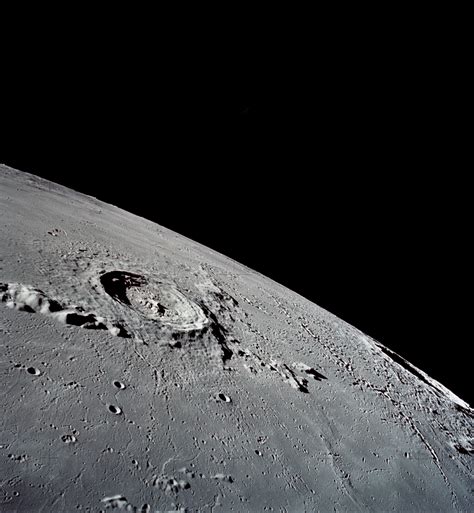 Images of moon. The image was taken during the spacecraft's 16th orbit. Image credit: NASA. On Aug. 23, 1966, the world received its first view of Earth taken by a spacecraft from the vicinity of the Moon. The photo was transmitted to Earth by the Lunar Orbiter I and received at the NASA tracking station at Robledo De Chavela near Madrid, Spain. The … 