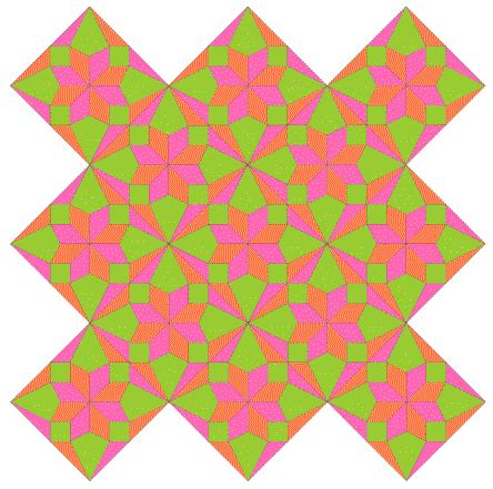 Imaginesque Quilt Block 5 Pattern and Templates