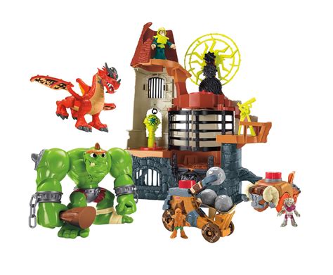 Imaginext castle. Fisher-Price Imaginext Knight & Phoenix. Visit the Fisher-Price Store. 4.3 49 ratings. $4990. Great for standalone play or as an add-on to the Imaginext Eagle Talon Castle. Attack the castle with this evil Knight and Griffin companion. Press of a button brings this companion to life. 