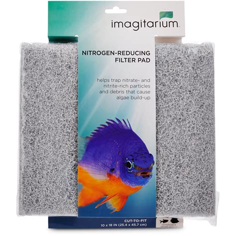 Imagitarium filter. Yep! You can cut them to any size you want, too. I would maybe go with a coarser sponge as those clog less quickly. “Imagitarium Filter Sponge” is a good example. Keep in mind you will rarely be replacing them (if ever)- just wash out in tank water during a water change. 