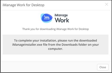 Imanage work desktop for windows customization guide