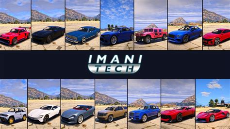 Imani Tech and Compatible Vehicles in GTA Online