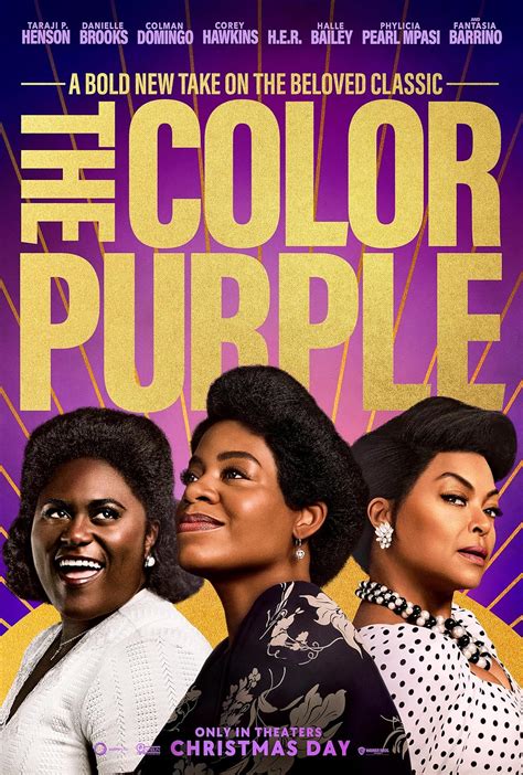 The Color Purple (2023) will eventually be able to watch on Warner Bros. Discovery's Max streaming service. Starring Fantasia Barrino, Taraji P. Henson, and Danielle Brooks, 2023's The Color Purple is the second film to be made based on the 1982 novel by Alice Walker. Featuring Steven Speilberg and Oprah Winfrey as producers, the 2023 version of this …. 