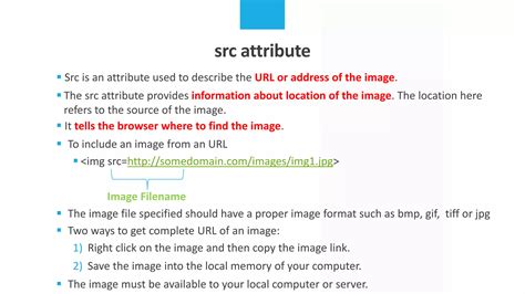 Img src pics i like.  Use the src attribute to define the location of th...