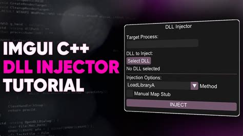 Imgui injector. 🔹 Key Simple DLL injector with GUI (in development).  Remember Th...