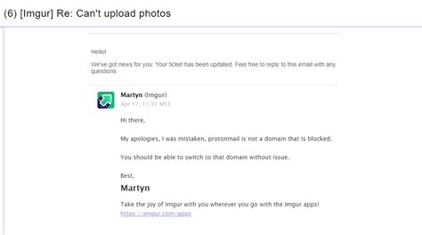 Imgur fixed! 3 ProtonMail
