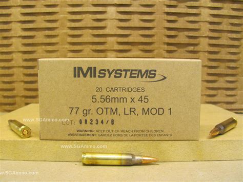 IMI Ammunition 5.56x45mm 77 Grain Razor Core (Sierra