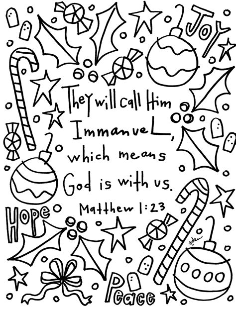 Immanuel Coloring Coloring Pages