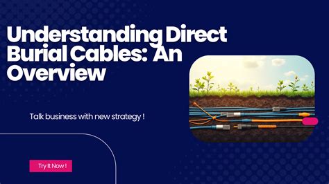 Immediate burial.  BendSafe Armored Direct Burial Cable is specifically d...