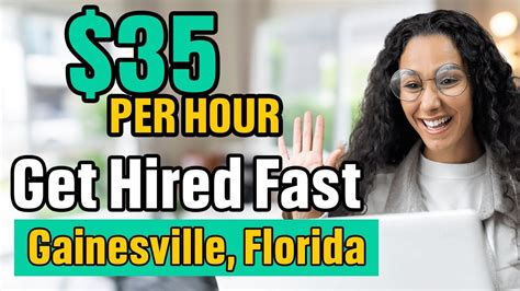 Immediate hire jobs gainesville fl no experience. .  ...