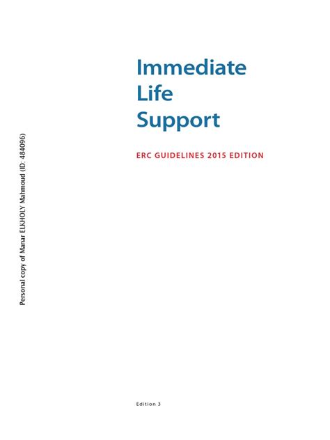 Immediate life support manual 3rd edition. - A comprehensive guide to shipping infectious substances.