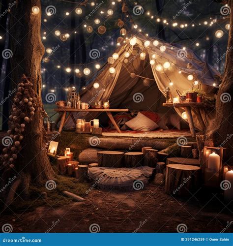 Immerse Yourself in Enchanted Evenings with Tents Aglow with Fairy Lights