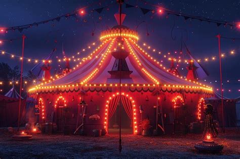 Immerse Yourself in the Enchantment of a Night Circus Tent