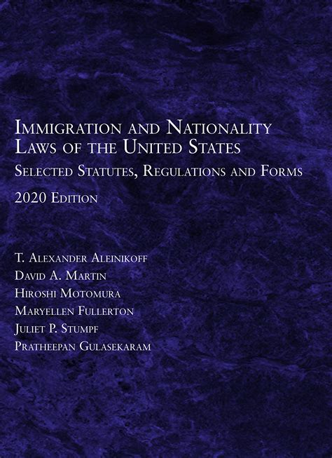 Full Download Immigration And Nationality Laws Of The United States Selected Statutes Regs And Forms By Thomas Aleinikoff