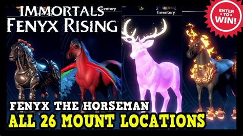 Immortals Fenyx Rising Guide To All Mount Locations - The …