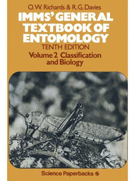 Imms general textbook of entomology volume 2 classification and biology. - Actas del iii congreso argentino de hispanistas.